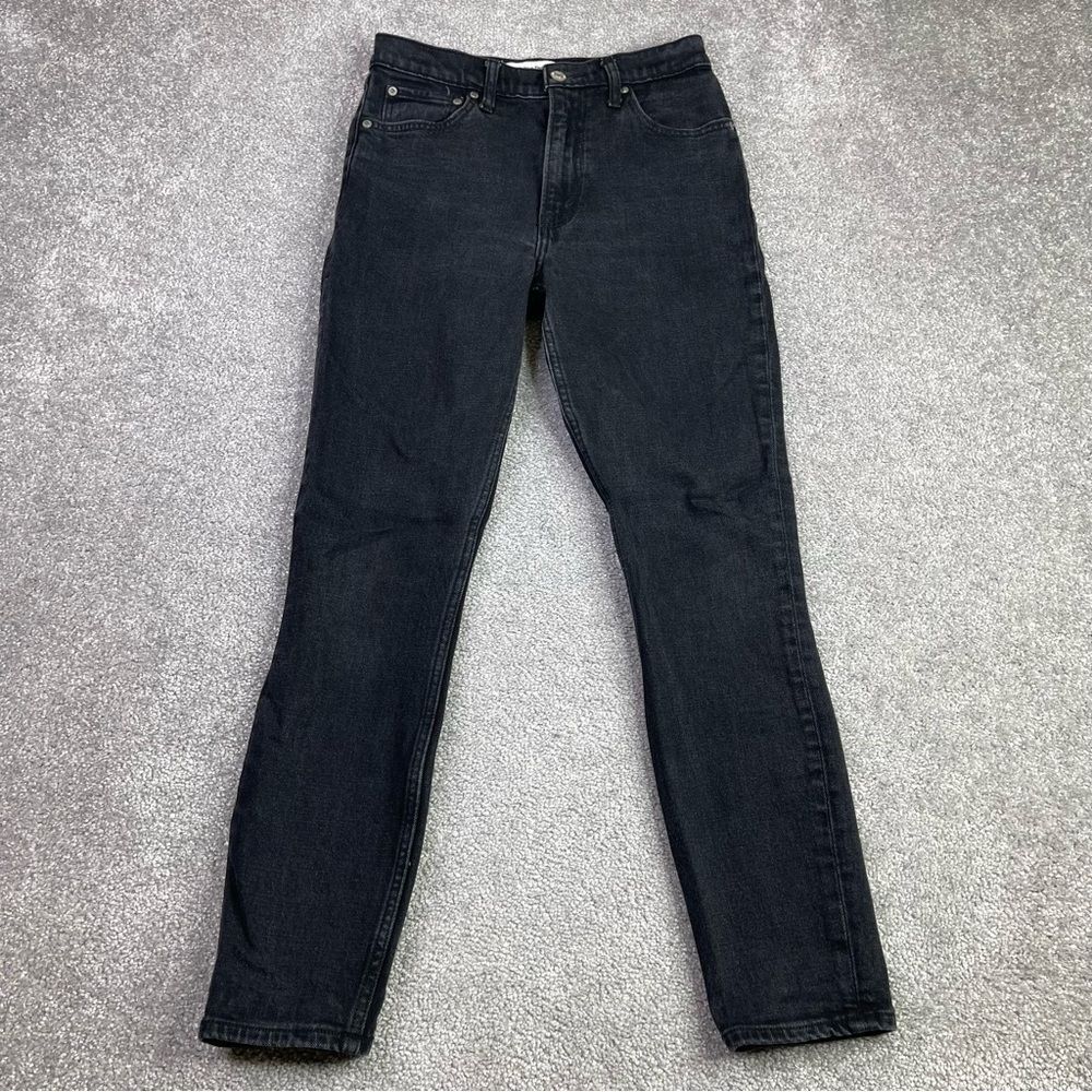 Abercrombie & Fitch Jeans Women's 25 Black Skinny Crop High Rise Stretch Denim